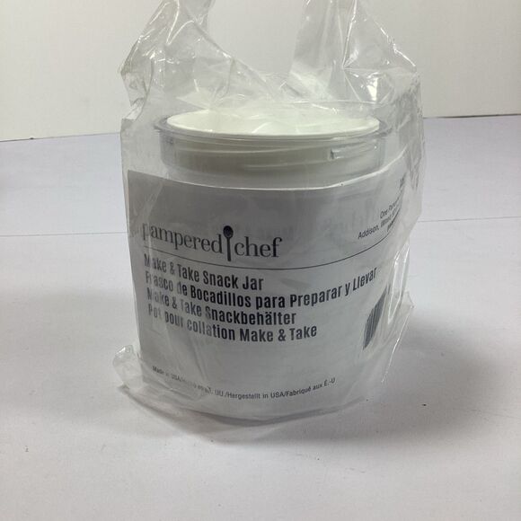 Pampered Chef Make & Take Snack Jar New Sealed #1462 - Picture 1 of 5